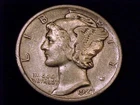 1927-S  Mercury Dime, Very Fine Grade