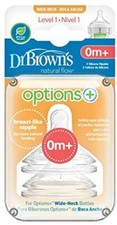 Image of NEW Dr Brown S Options Level 1 Teats The Uniquely Designed Dr Brown S Natural F