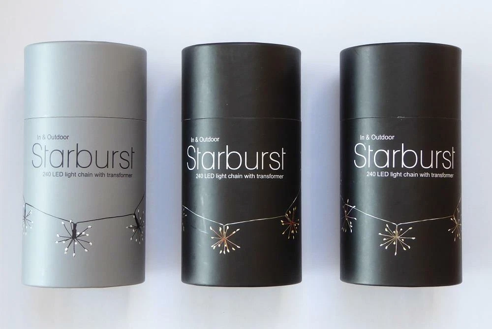 Starburst Chain - 240 LED Indoor/Outdoor Lights - Mains - Available In 3 Colours