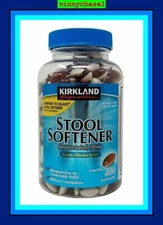 KIRKLAND Stool Softener Docusate Sodium 100 mg 400 Softgels