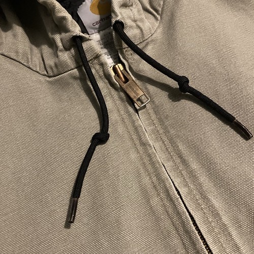 Giacca Carhartt J279 Active vintage con cappuccio tela d'anatra trapuntata foderata abbigliamento da lavoro uomo XXL - Foto 6 di 7
