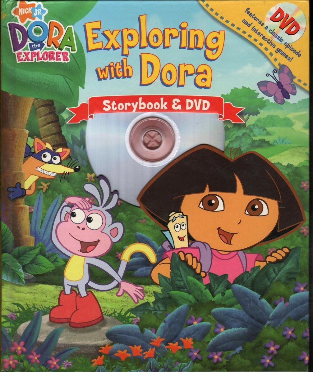 DORA the EXPLORER (Exploring with Dora) Large BOOK & DVD DORA the EXPLORER (Exploring with Dora) Large BOOK & DVD