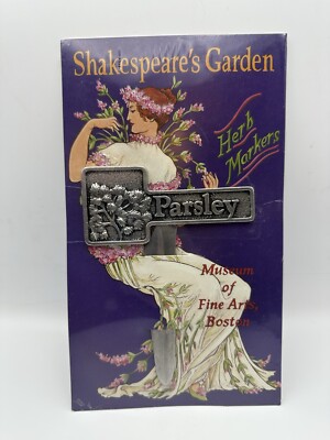 Museum Of Fine Arts Boston Shakespeare s Garden Herb Marker Parsley New
