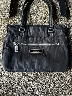 Kipling Women Black Small Handbag .Shoulder Strap And Handles.