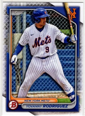 2024 Topps Bowman Draft Baseball Yovanny Rodriguez No. BD-175 New York Mets