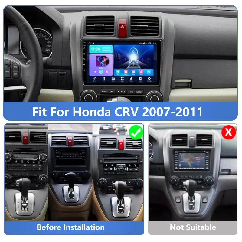 For Honda CRV 2007-2011 Apple Carplay Android 14 Car Stereo Radio GPS Navi WIFI - Image 3 of 4