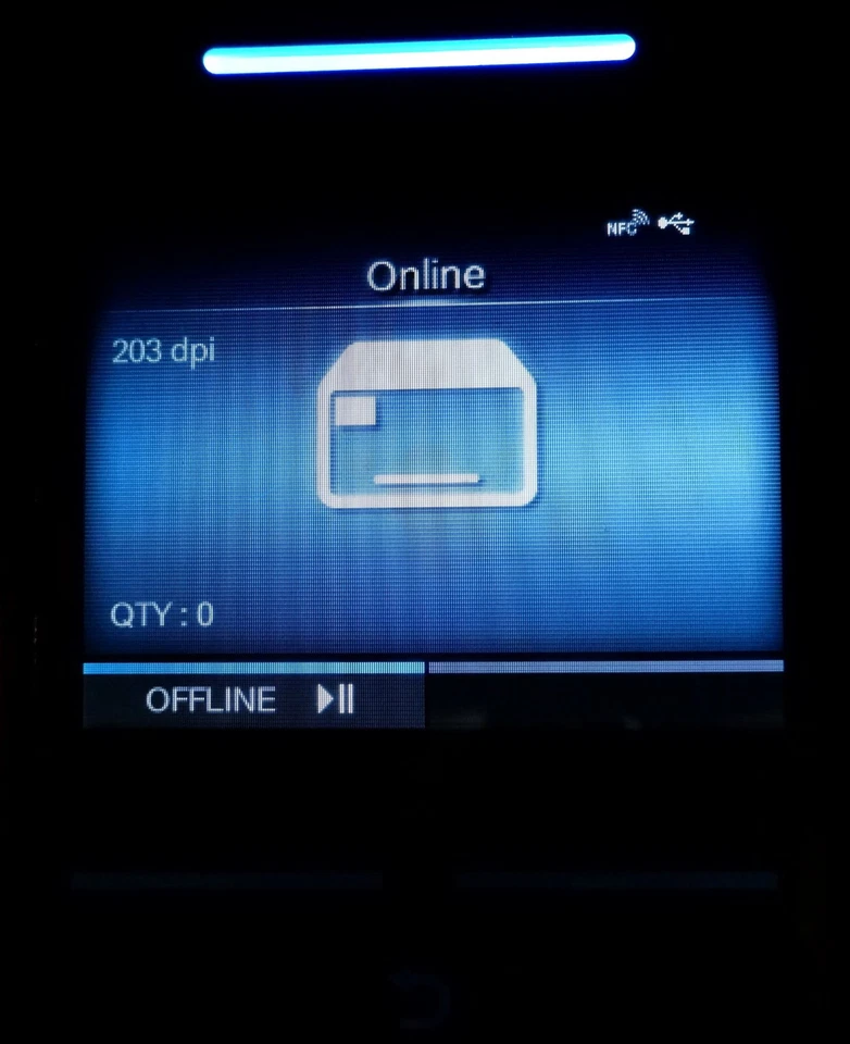 SATO CL4NX WWCL00061 BARCODE PRINTER LPT/RS232/USB/LAN - NICE! - Image 2 of 4