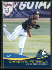 Christian Franklin 2023 Myrtle Beach Pelicans Team Set
