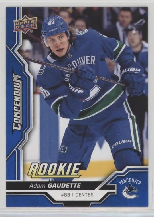 Vancouver Canucks 2018-19 Upper Deck Compendium Blue Parallel Card Team Set - Image 2 of 2
