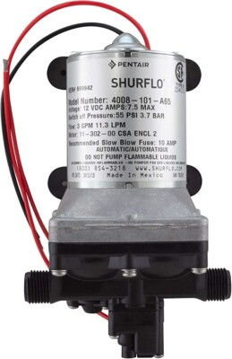 #ad New Shurflo 4008 101 A65 Marine and RV 12V Water Pump 3.0 GPM On Demand $79.99