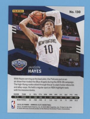 Jaxson Hayes 2019-20 Donruss Elite NBA Rookie Card #130 /299