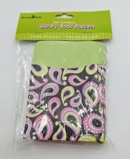 Teacher Library Pockets Paisley Self Adhesive 25 Count Renewing Minds Behavior