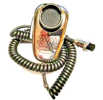 Chrome Noise Canceling Microphone - Ranger SRA-198 - 6 pin
