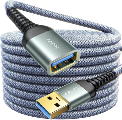 AINOPE USB Extension Cable,USB Extender,USB 3.0 Extension Cable, Male to Female