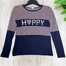 Retro Esprit Striped Sweater Women's Small Y2K Style Preppy Girly Valentines Day