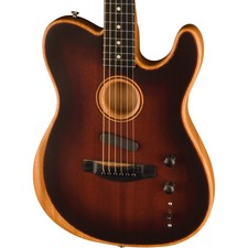 Fender American Acoustasonic Telecaster All-mahogany - Bourbon Burst