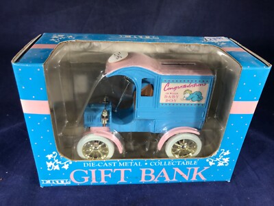 R2-30 ERTL TRUCK COLLECTORS BANK - 1:25 SCALE - CONGRATULATIONS BABY BOY - NIB