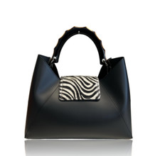 Borsa a mano in Pelle con pattina in Cavallino "Chloe"