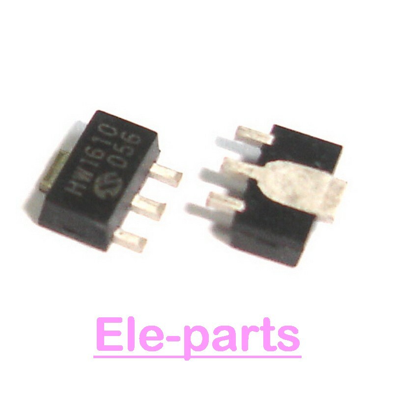 5 PCS MCP1703T-5002E/MB SOT-89 MCP1703 250 mA 16V Low Quiescent Current ...