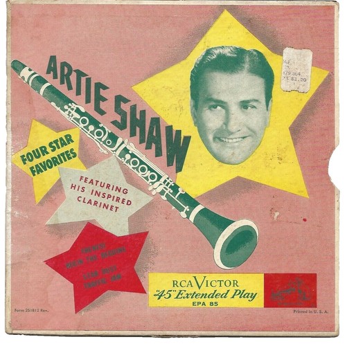 Artie Shaw Plays EP 45 rpm Royale Jazz (1953) RED WAX vg+ | eBay