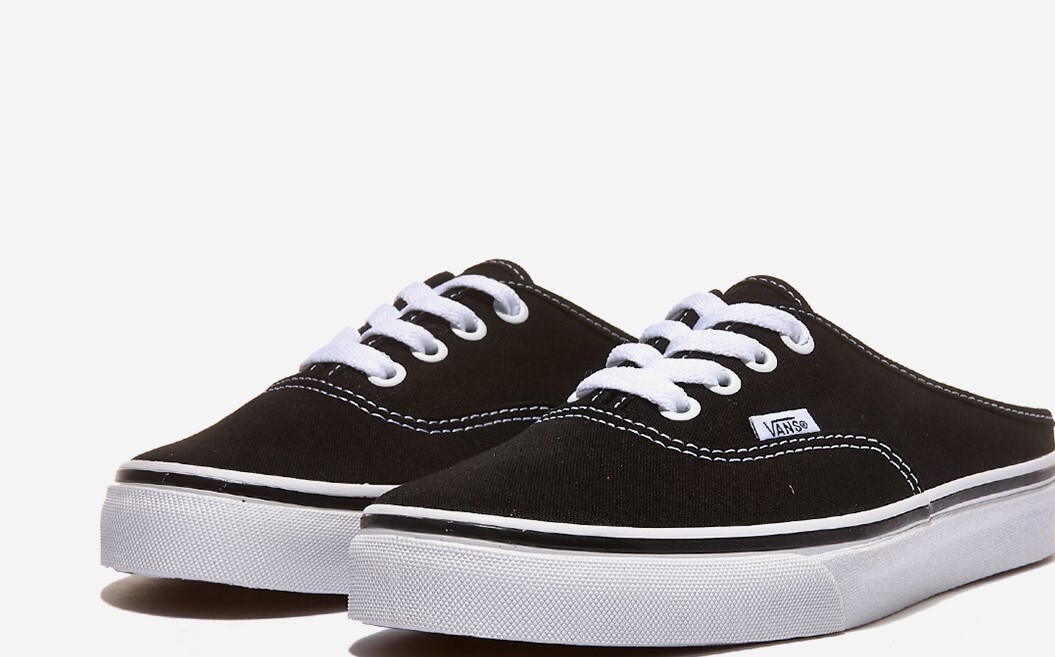 VANS Authentic Mule MEN'S SNEAKERS VN0A54F76BT BLACK | eBay