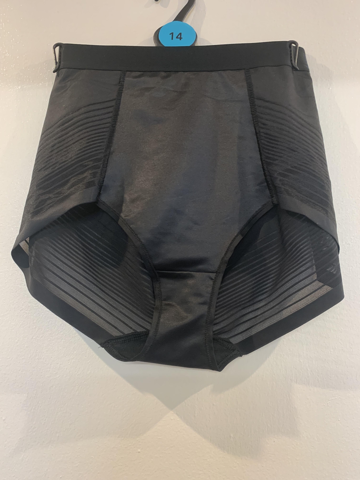 New Ex M&S Firm Control Sheer Stripe No VPL Full Briefs 810121416