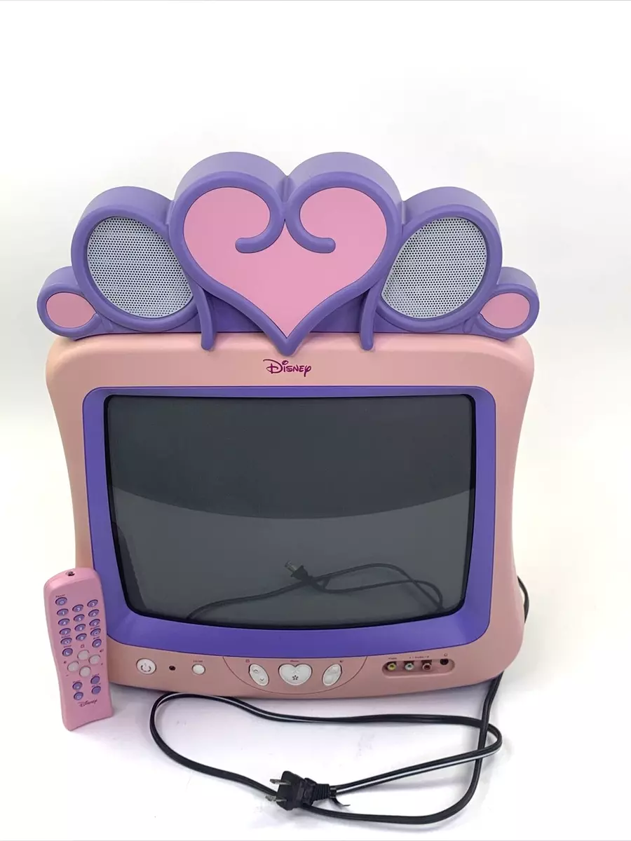 Disney Princess Television 13” CRT Color TV Retro Gaming DT1350-P