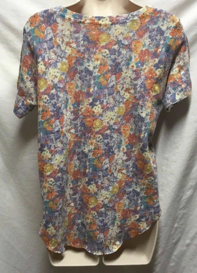 Suéter Nally & Millie Mujer Talla L P Manga Corta Multicolor Floral Ligero Foto 4 de 4
