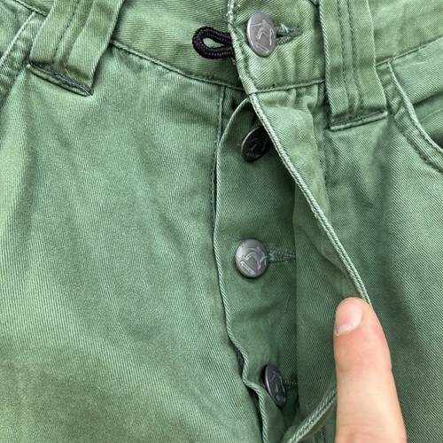 Vintage CCS Mailorder Cargo Pants Mens 32x31 Green Skateboard Button Fly Y2K - 第 3/14 張圖片