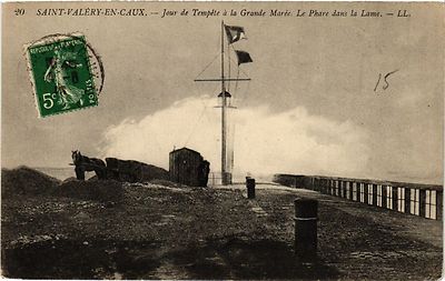 AK St-VALÉRY en CAUX-Jour de Pete bei Flut (348347)