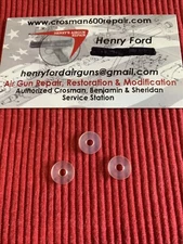 Crosman New Improved Urethane 2300 2240 2250 2260  Co2 Face Seal  / G397-012 X 3