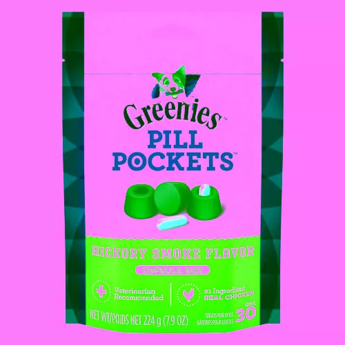 My dog ate a whole on sale bag of greenies pill pockets