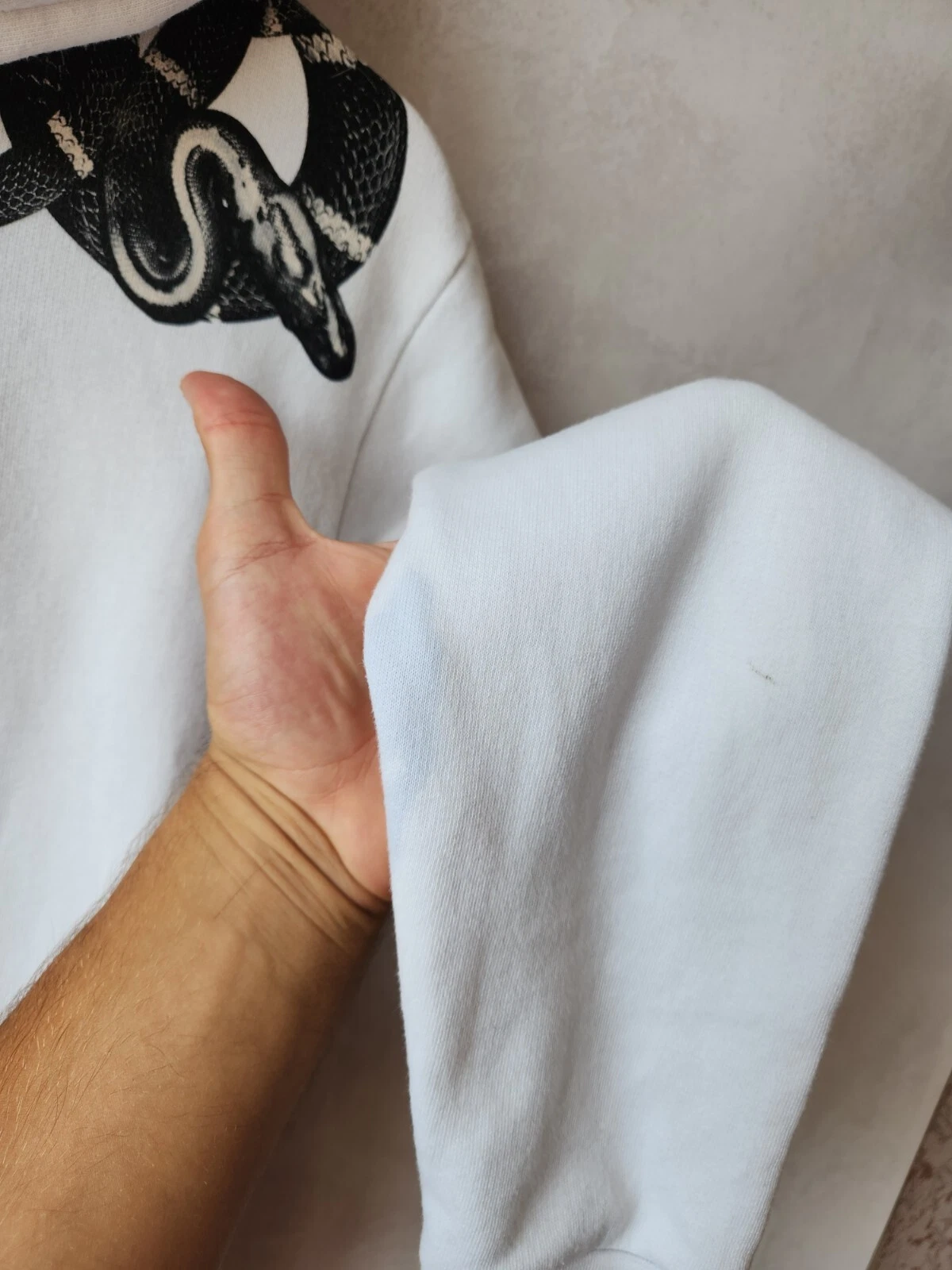 Marcelo burlon paese di milano felpa con cappuccio doppio colore taglia S