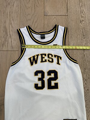 Nike Supreme Court Classic Hoops West 32 Jersey Size Medium Length