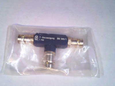 German T-Pad, 75 ohm, BN 595/1. Unknown BNC type connectors | eBay