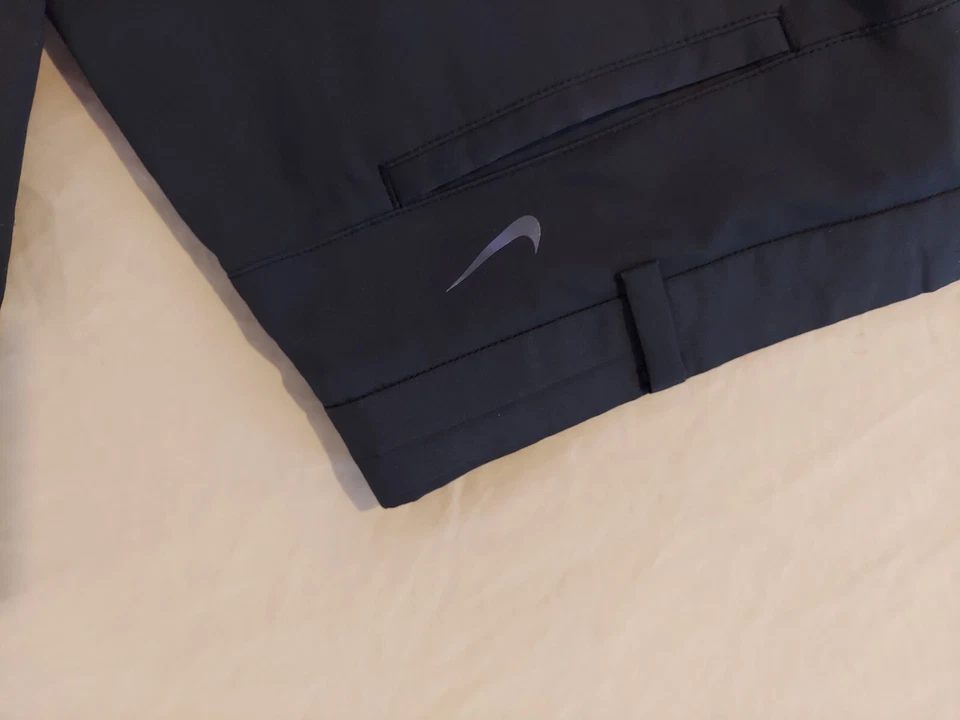 Mens Nike Golf Pants 38x32 38x30 Black Athletic Slack Trouser - Image 2 of 4