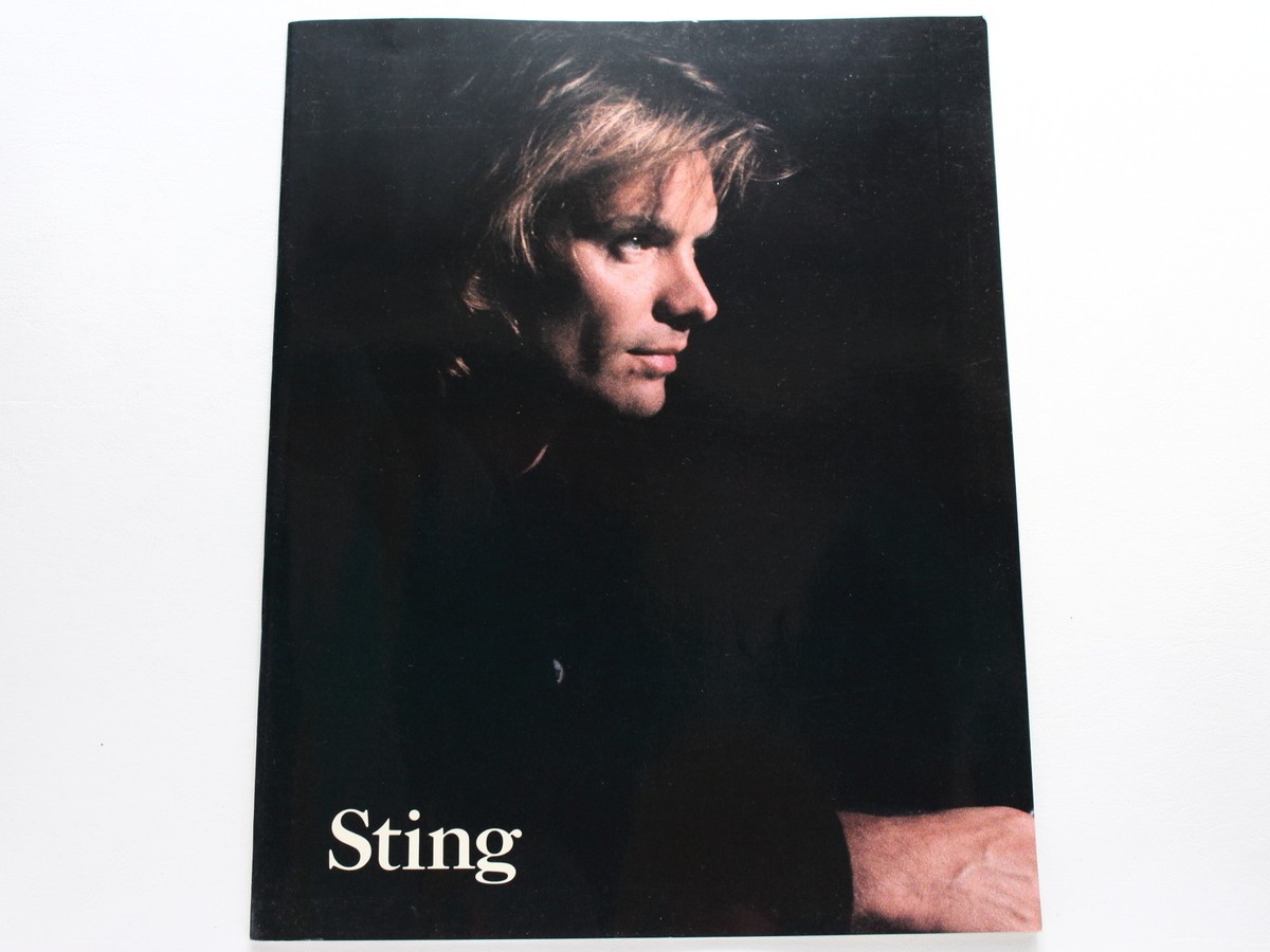 STING Nothing Like The Sun World Tour 1987-88 TOUR BOOK