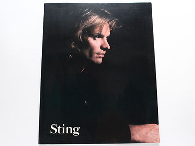 STING Nothing Like The Sun World Tour 1987-88 TOUR BOOK