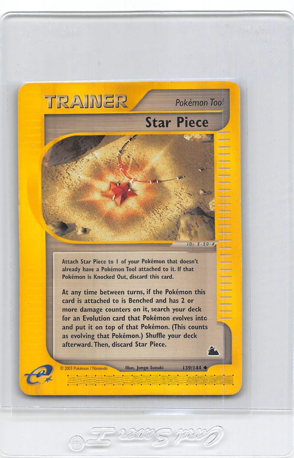 Star Piece 139/144 - NON-HOLO - UNCOMMON - Skyridge - e-READER POKEMON CARD - LP