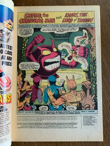 Shade the Changing Man #6 - 1st Doctor Z.Z - Ditko Art (DC Mai 1978) - Bild 3 von 4
