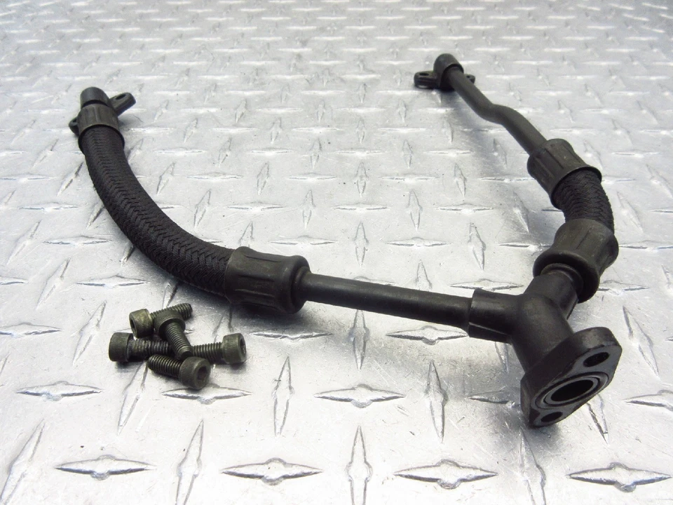 1994 88-97 SUZUKI GSX600F KATANA 600 OEM OIL LINES PIPES HOSES ENGINE MOTOR - Image 2 of 4