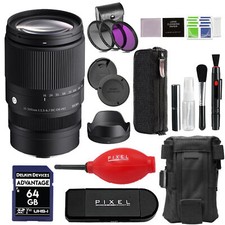 Sigma 16-300mm f/3.5-6.7 DC OS Contemporary Lens for X Mount w/ Accessory Bundle