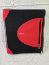 Five Star Red Black Zipper 3 Ring Binder With Pencil Pouch School- Mead 2010