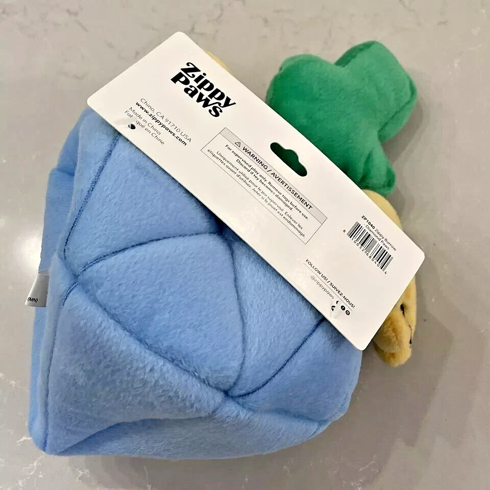 Zippy Paws 7” Plush Burrow Interactive Puzzle Dog Toy & 3 Toys Inside BRAND NEW - Image 4 of 4