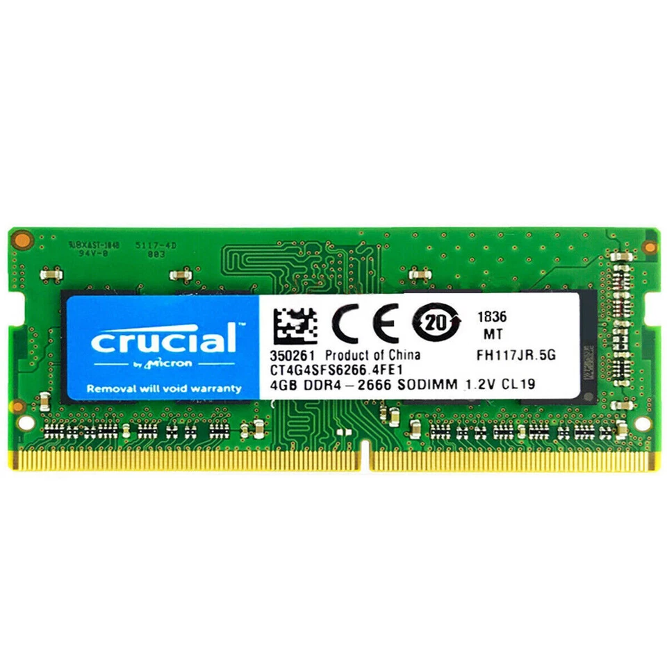 Crucial DDR4 4GB 8GB 16GB 2133 2400 2666  LAPTOP SPEICHER SODIMM NOTEBOOK-RAM - Image 2 of 4