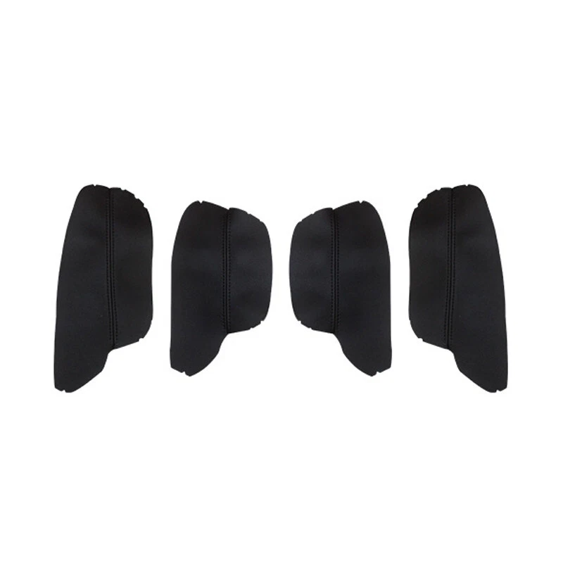 4x Cubierta de cuero para panel de reposabrazos de puerta interior negro para Honda CRV CR-V 2012-2017 Foto 2 de 4