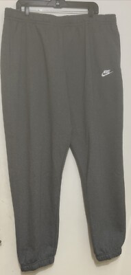NIKE SPORTSWEAR CLUB FLEECE JOGGER PANTS Sz 4XL [BV2737-071] CHARCOAL HEATHER NW