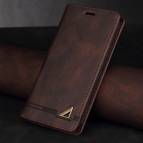 For iPhone 17 16E 15 14 13 12 11 Pro Max Magnetic Wallet Case Leather Flip Cover - Picture 13 of 14