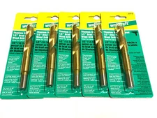 5 Wolfcraft 1/2" Titanium Brad Point Wood Drill Bit 2773