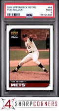 1998 UPPER DECK RETRO #64 TOM SEAVER HOF POP 1 PSA 9
